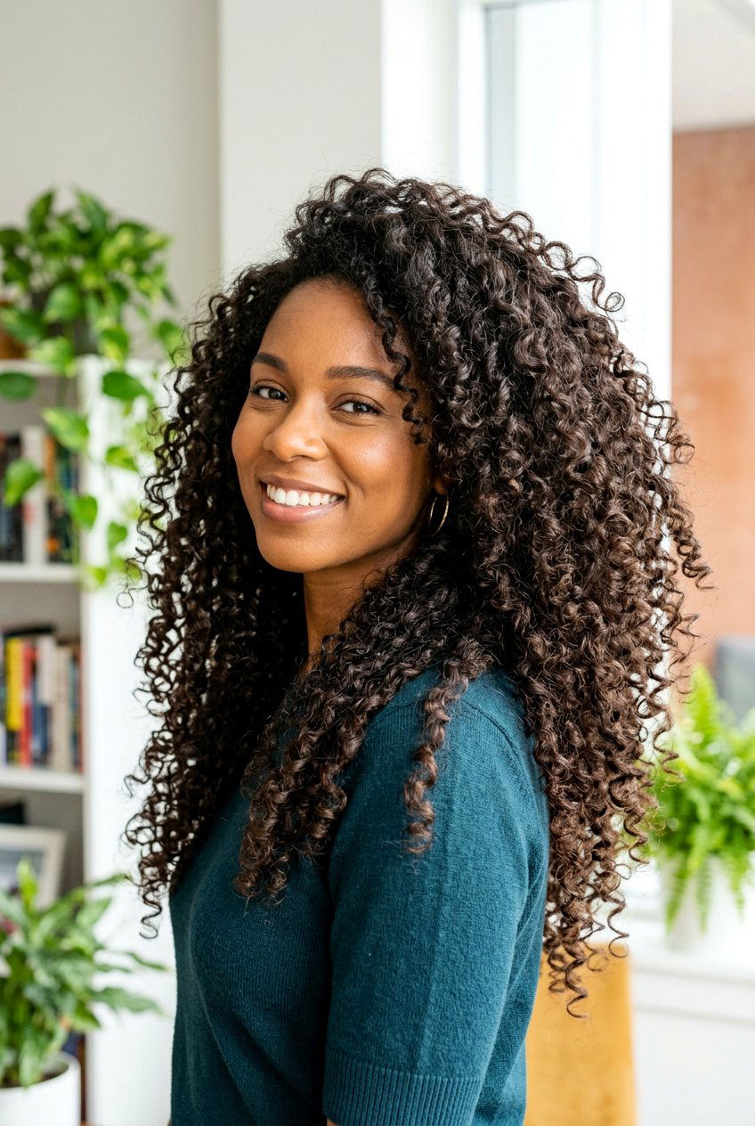 Long Curly Hair For Thick Hair - 20 long hairstyles for thick hair - 20 long hairstyles for thick hair