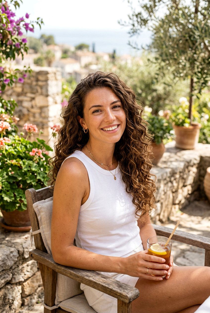 Long Curly Hair Summer Look - 20 summer hairstyles for long hair - 20 summer hairstyles for long hair