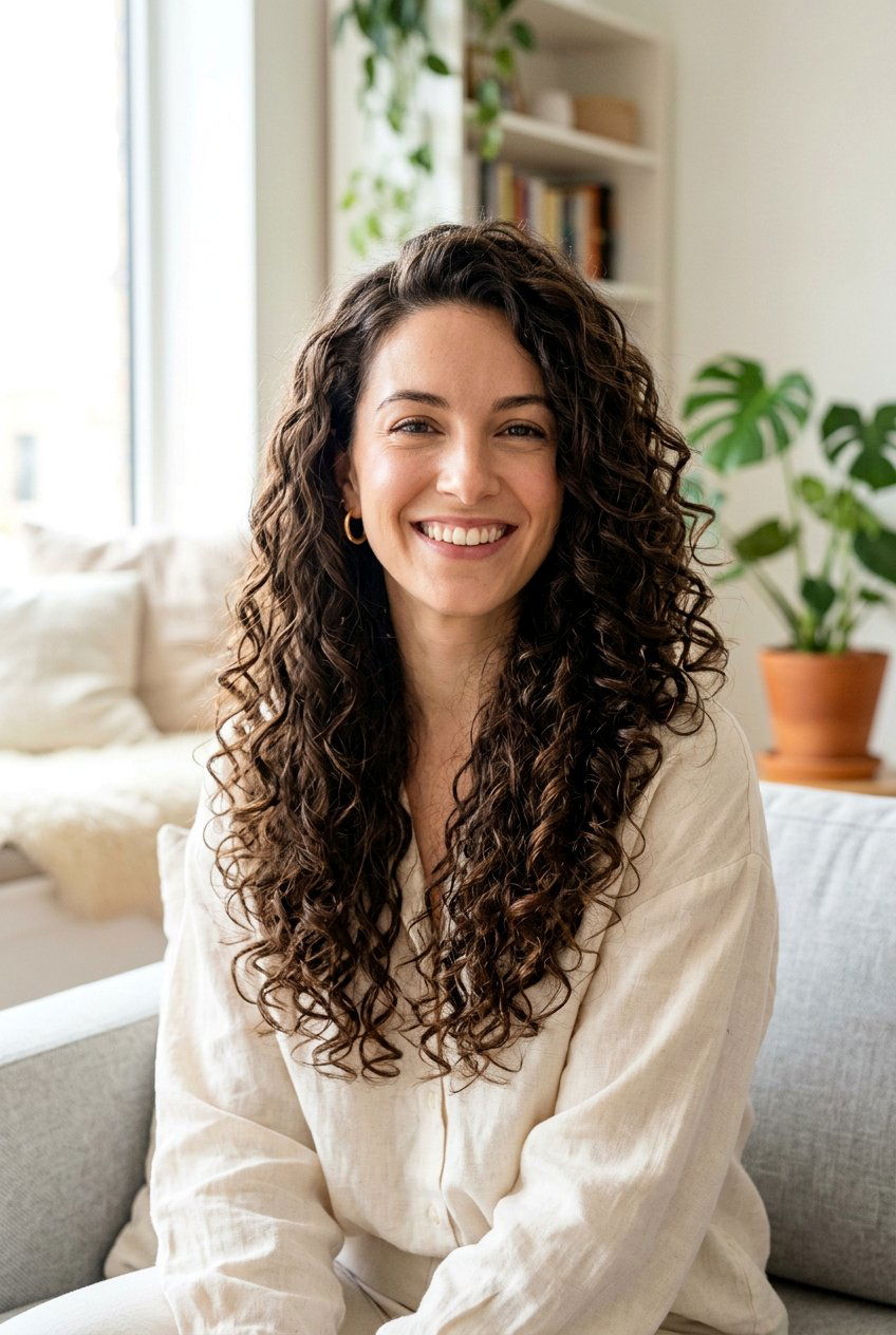 Long Curly Hair With Internal Layers - 20 long haircut with internal layers - 20 long haircut with internal layers