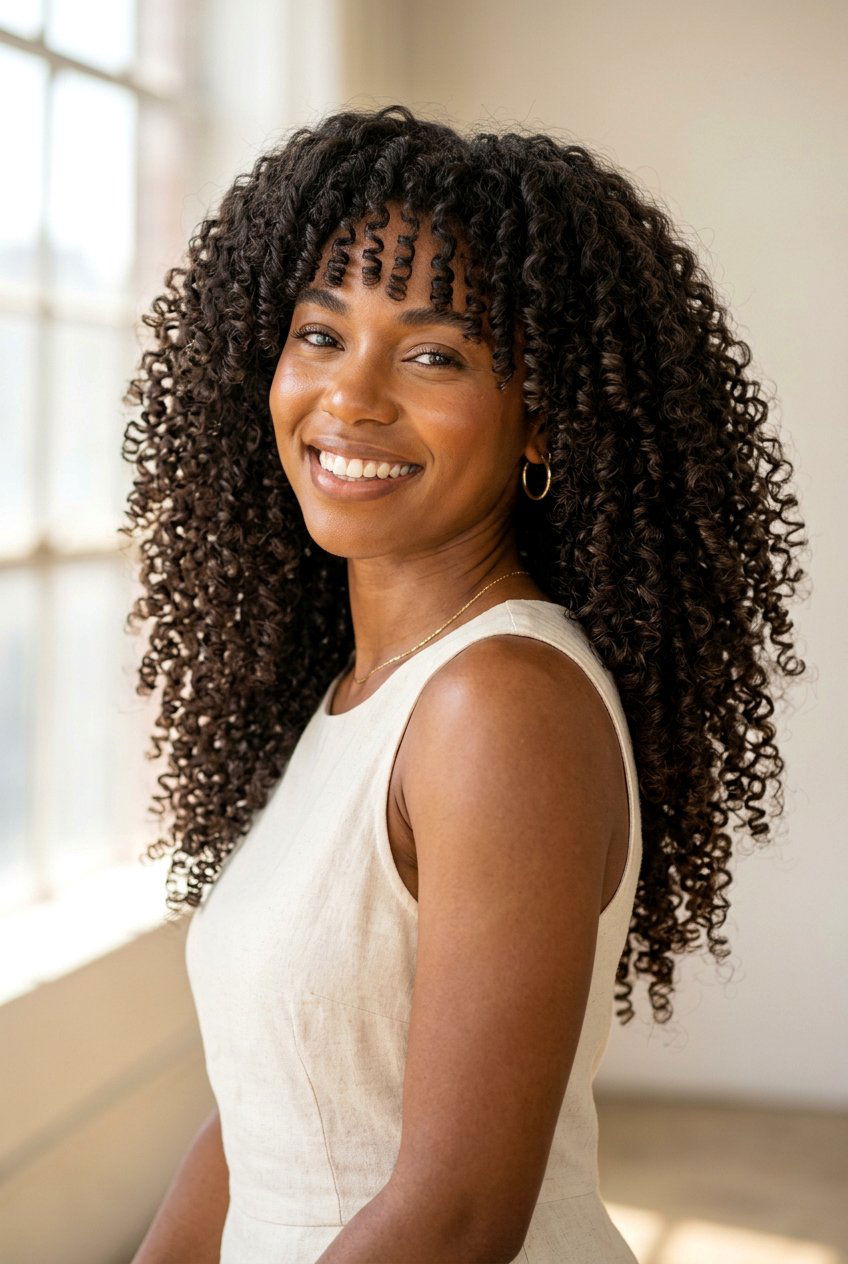 Long Curly Hair With Layered Coils - 20 curly layers for long hair women - 20 curly layers for long hair women