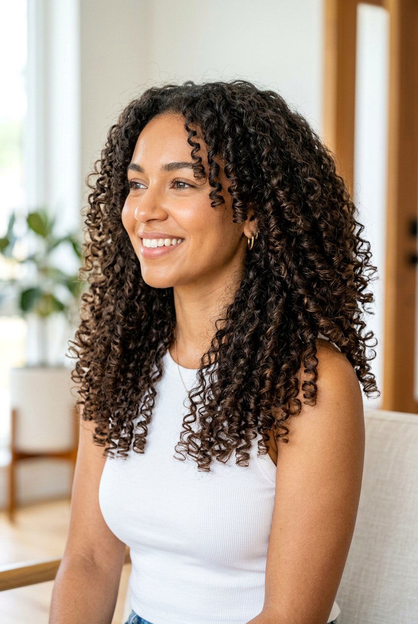Long Curly Hair With Layered Ringlets - 20 curly layers for long hair women - 20 curly layers for long hair women