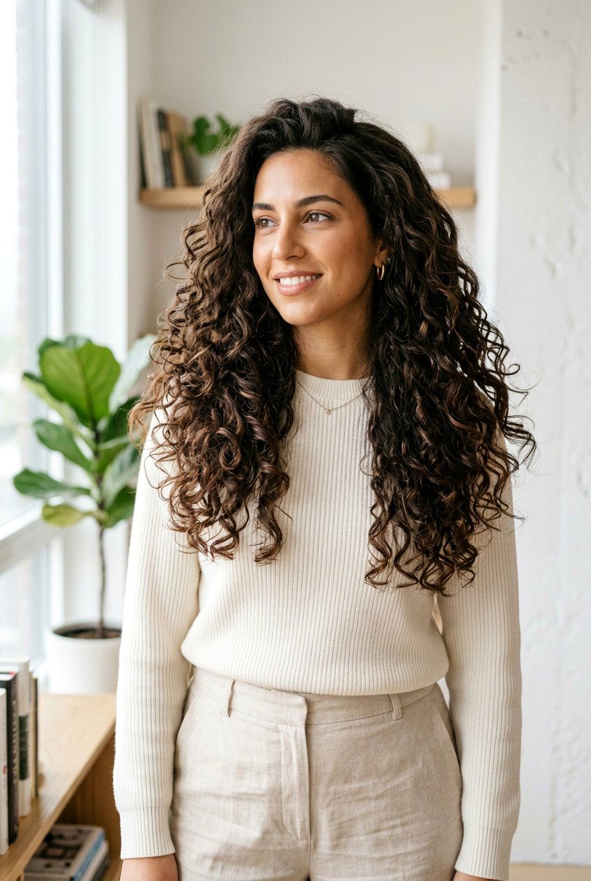 Long Curly Hair With Layered Volume - 20 curly layers for long hair women - 20 curly layers for long hair women