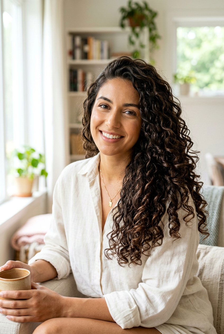 Long Curly Hair With Side Part - 20 long haircut with side part - 20 long haircut with side part