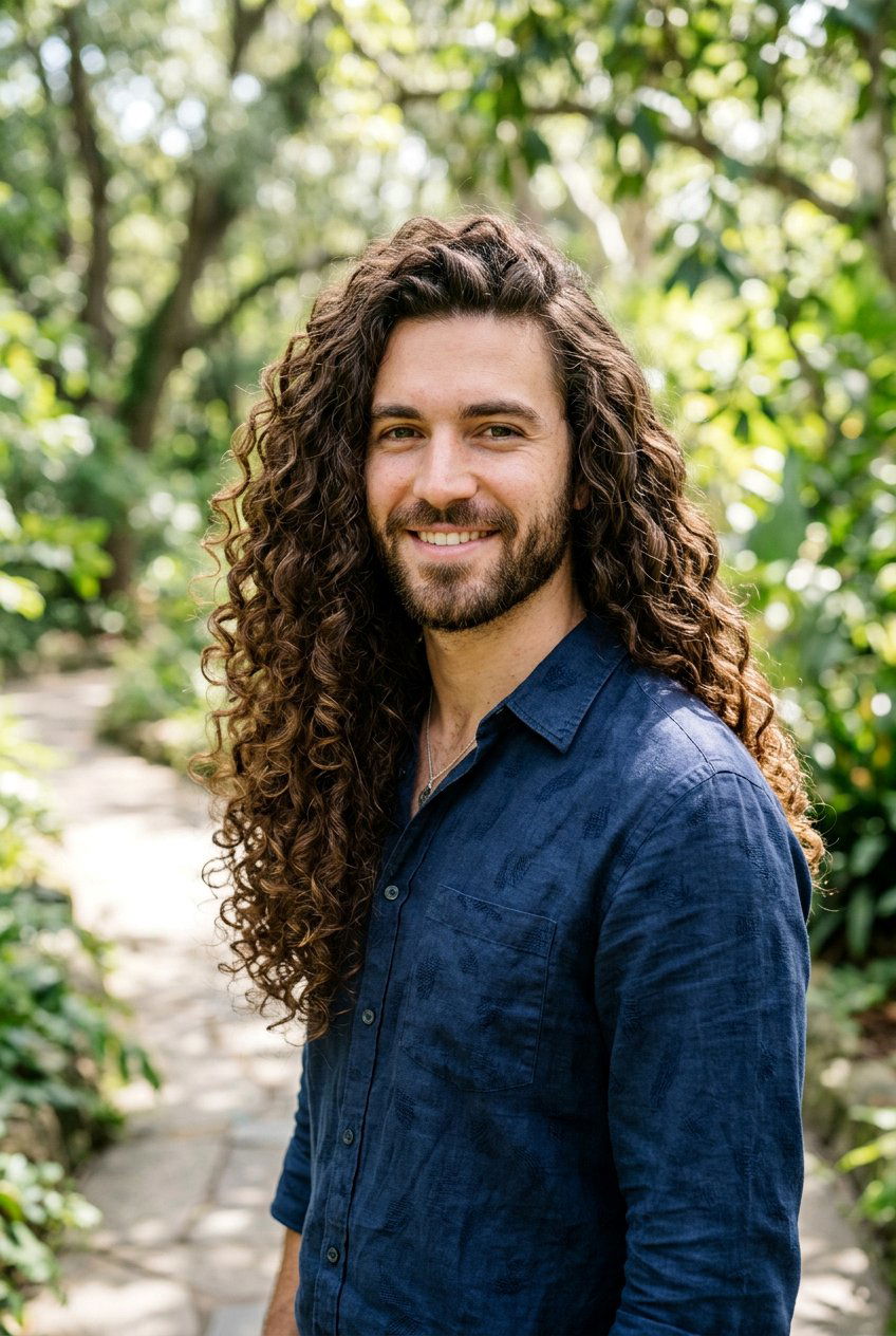 Long Curly Hair - 20 long hairstyles for men - 20 long hairstyles for men