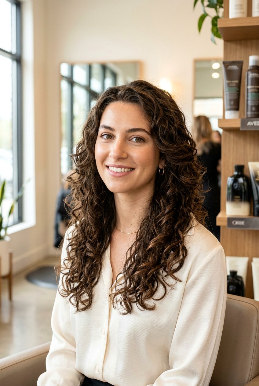 Long Curly Layered Haircut For Oval Face - 20 long haircut for naturally curly hair - 20 long haircut for naturally curly hair