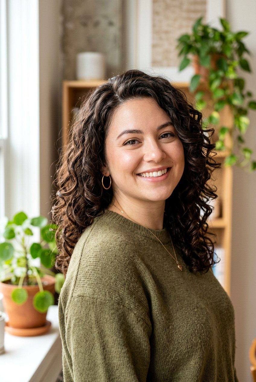 Long Curly Layered Haircut For Round Face - 20 long haircut for naturally curly hair - 20 long haircut for naturally curly hair