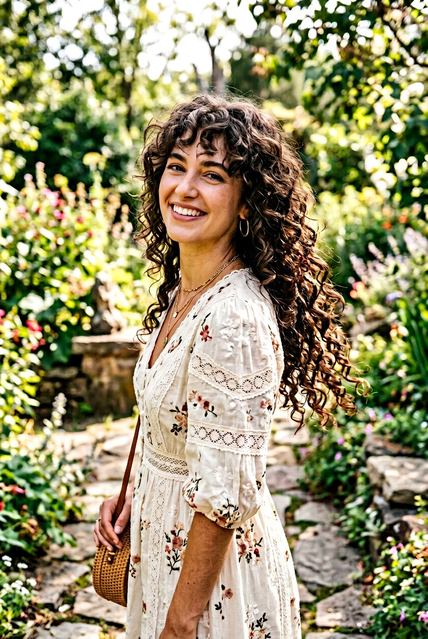 Long Curly Mullet - 20 curly mullet for women - 20 curly mullet for women