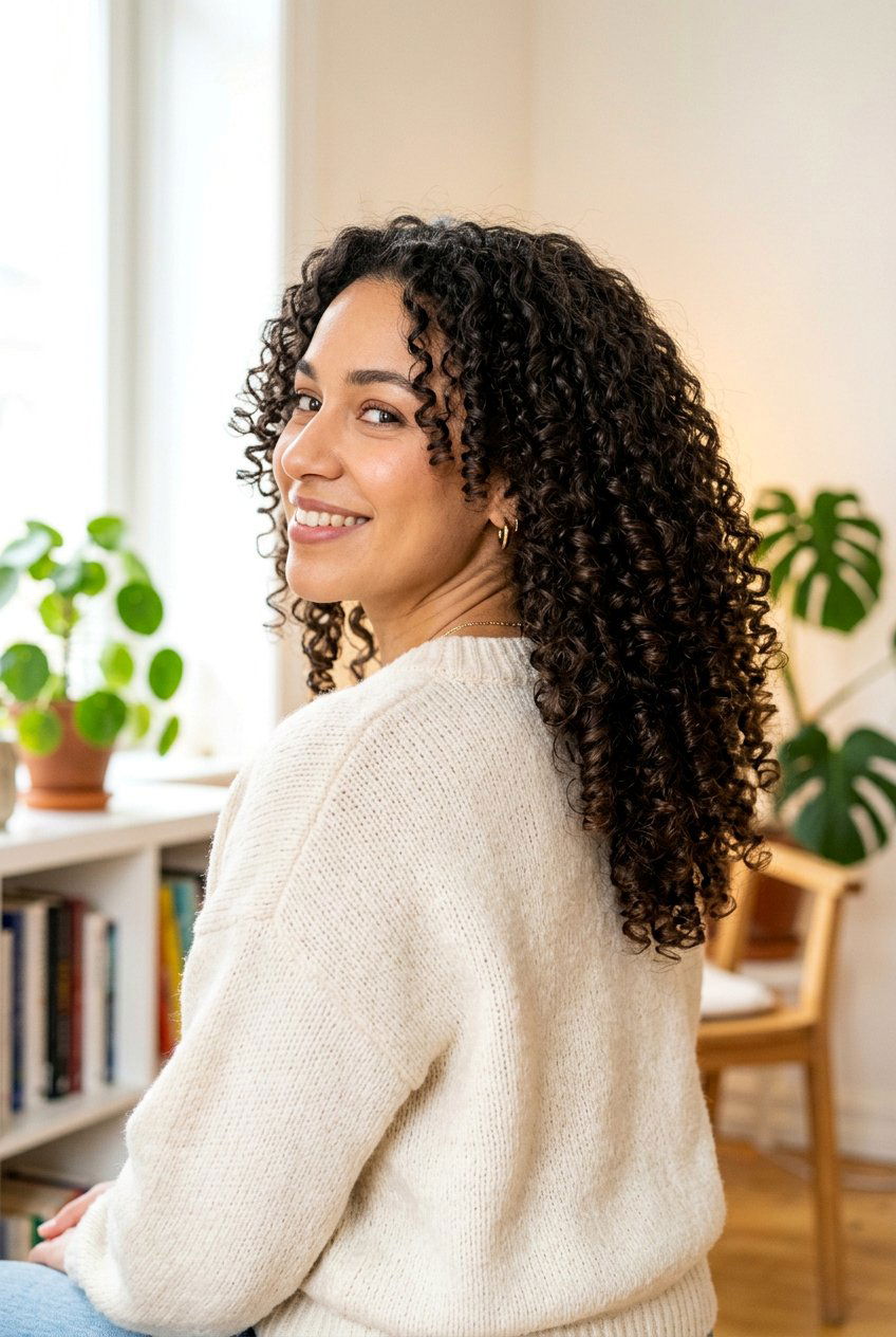 Long Curly U Cut Haircut - 20 long haircut for naturally curly hair - 20 long haircut for naturally curly hair