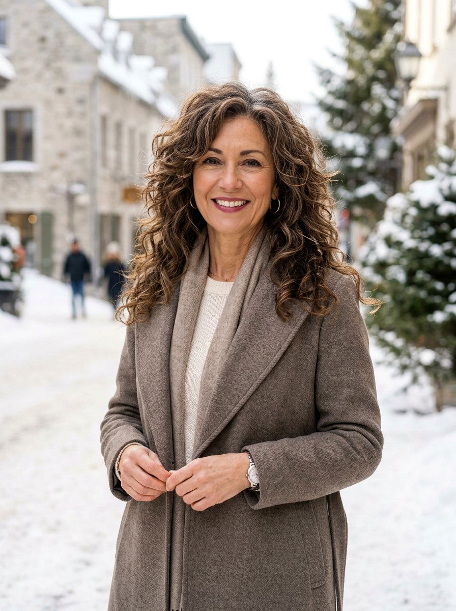 Long Curly Wolf Cut - 20 curly wolf cut for mature women - 20 curly wolf cut for mature women