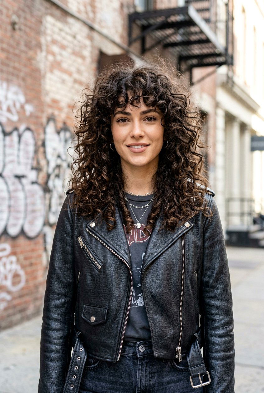 Long Curly Wolf Cut With Layers - 20 long curly layers haircut - 20 long curly layers haircut