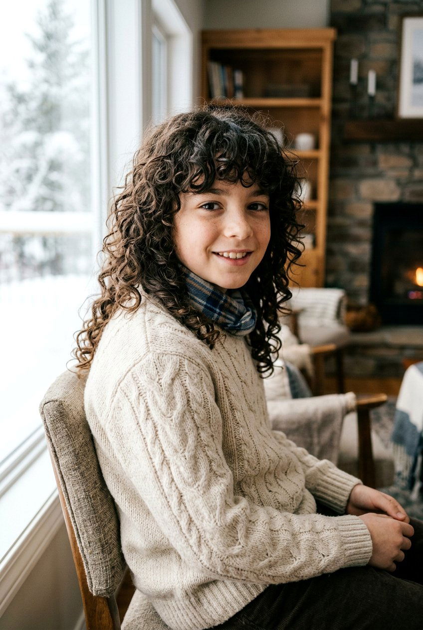 Long Curly Wolf Cut - 20 boys wolf cut for curly hair - 20 boys wolf cut for curly hair