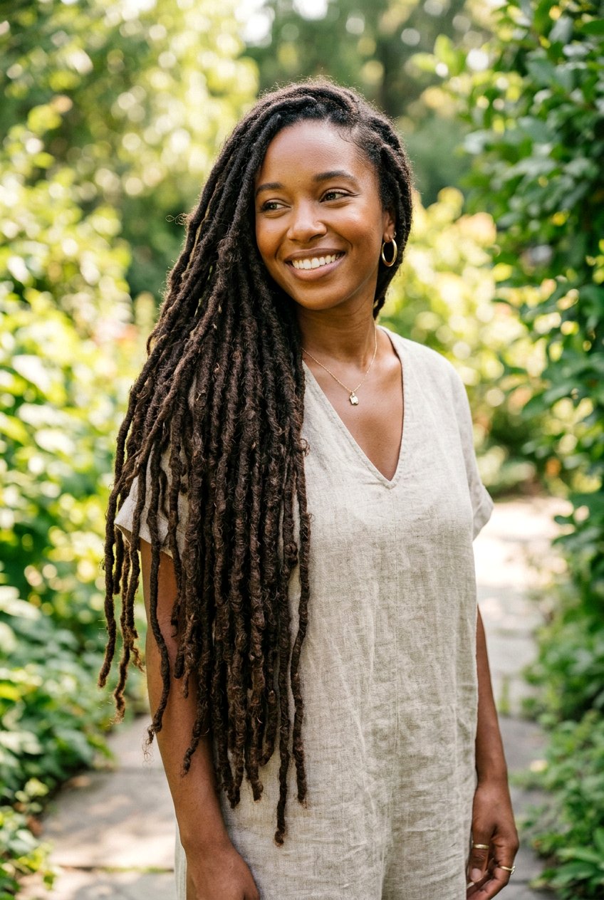 Long Distressed Locs - 20 long loc styles for women - 20 long loc styles for women