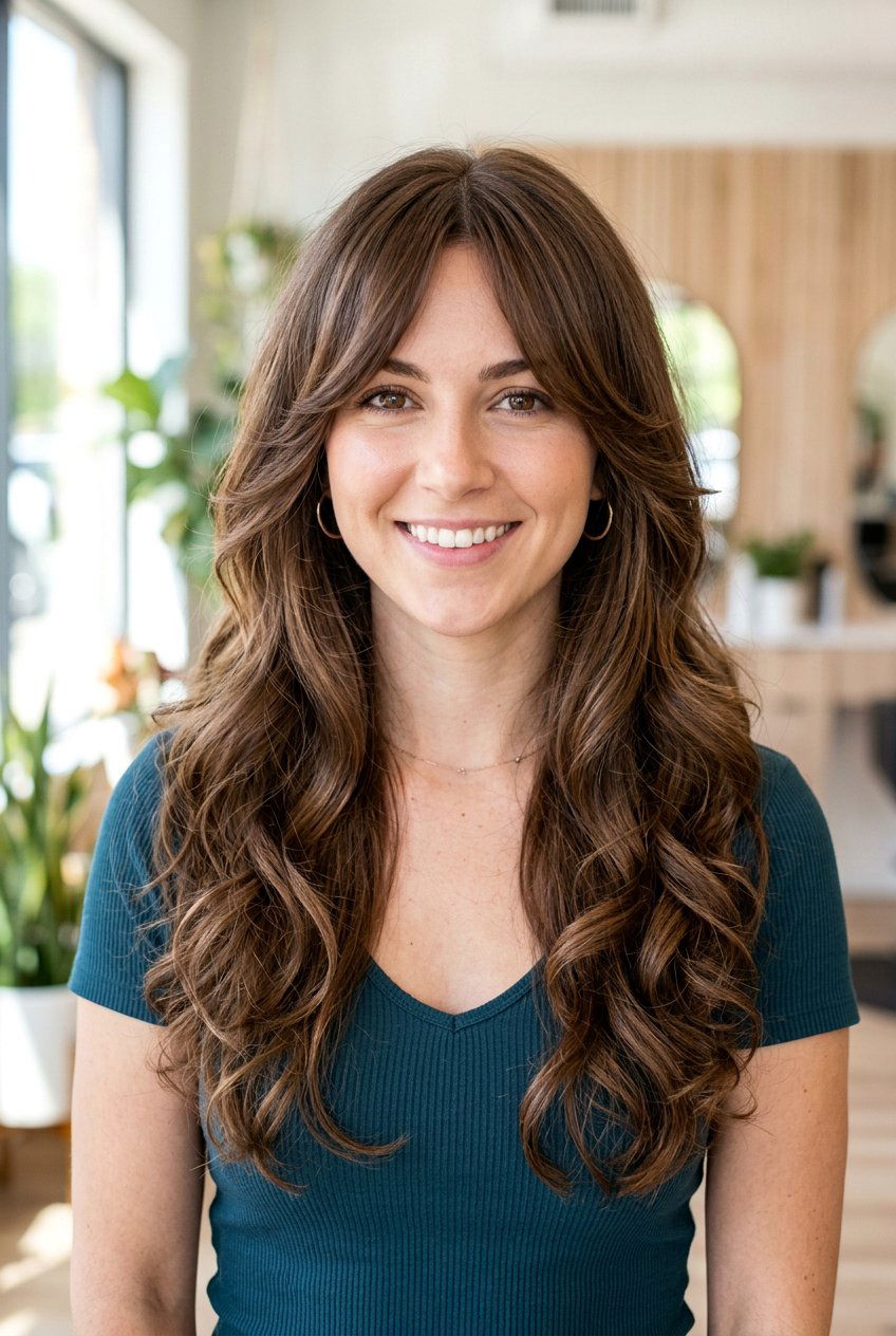 Long Face Framing Haircut For Heart Shaped Face - 20 face framing haircut for long hair - 20 face framing haircut for long hair