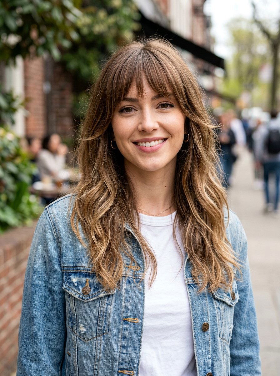 Long Face Framing Layers With Bangs - 20 cute long haircut ideas with bangs - 20 cute long haircut ideas with bangs