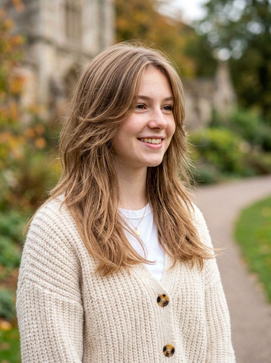 Long Feathered Haircut - 20 teen girls haircut ideas for school - 20 teen girls haircut ideas for school