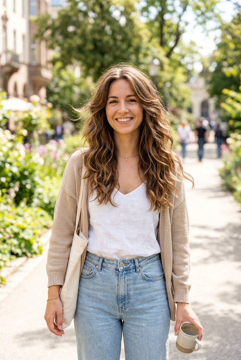 Long Feathered Haircut With Wavy Hair - 20 long haircut with feathered ends - 20 long haircut with feathered ends