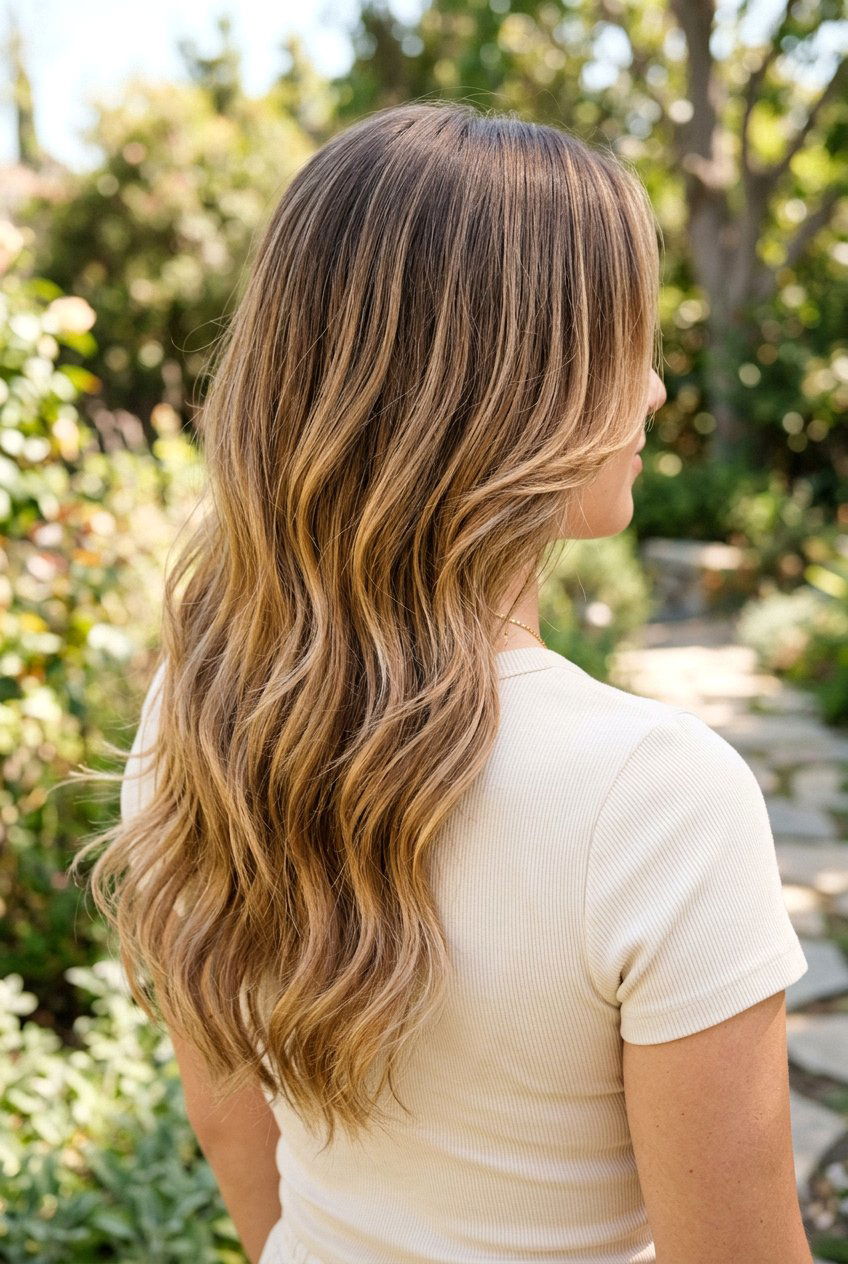 Long Fine Hair With Soft Layered Balayage - 20 long fine hair with soft layers - 20 long fine hair with soft layers