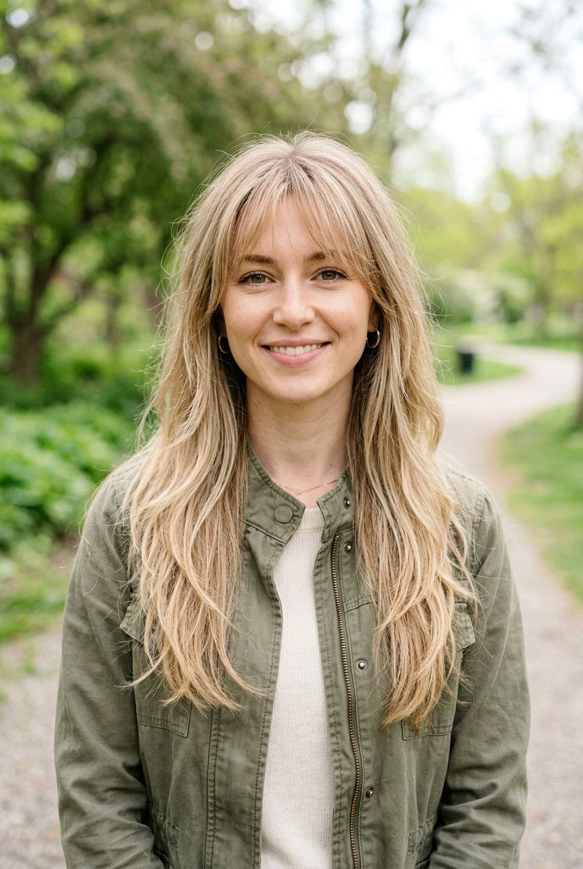 Long Fine Hair With Soft Layered Shag - 20 long fine hair with soft layers - 20 long fine hair with soft layers