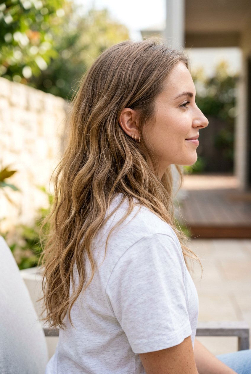 Long Fine Hair With Soft Layered Waves - 20 long fine hair with soft layers - 20 long fine hair with soft layers