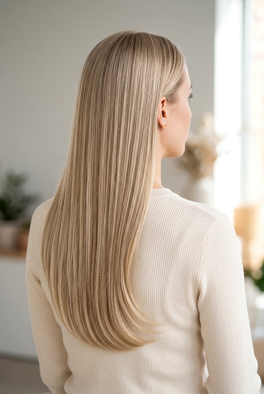 Long Fine Hair With Soft U Shape Layers - 20 long fine hair with soft layers - 20 long fine hair with soft layers