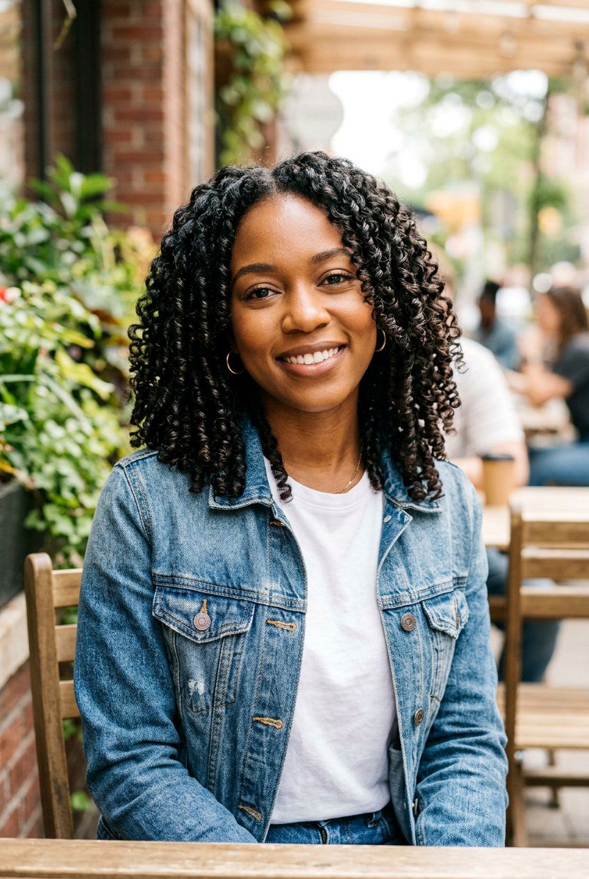 Long Finger Coils - 20 finger coils hairstyle for natural hair - 20 finger coils hairstyle for natural hair