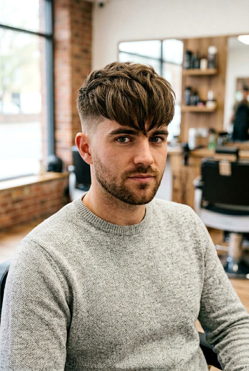 Long Fringe French Crop - 20 french crop for receding hairline men - 20 french crop for receding hairline men