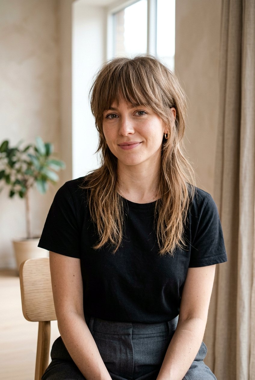 Long Fringe Mullet For Fine Hair - 20 mullet haircut for fine hair women - 20 mullet haircut for fine hair women