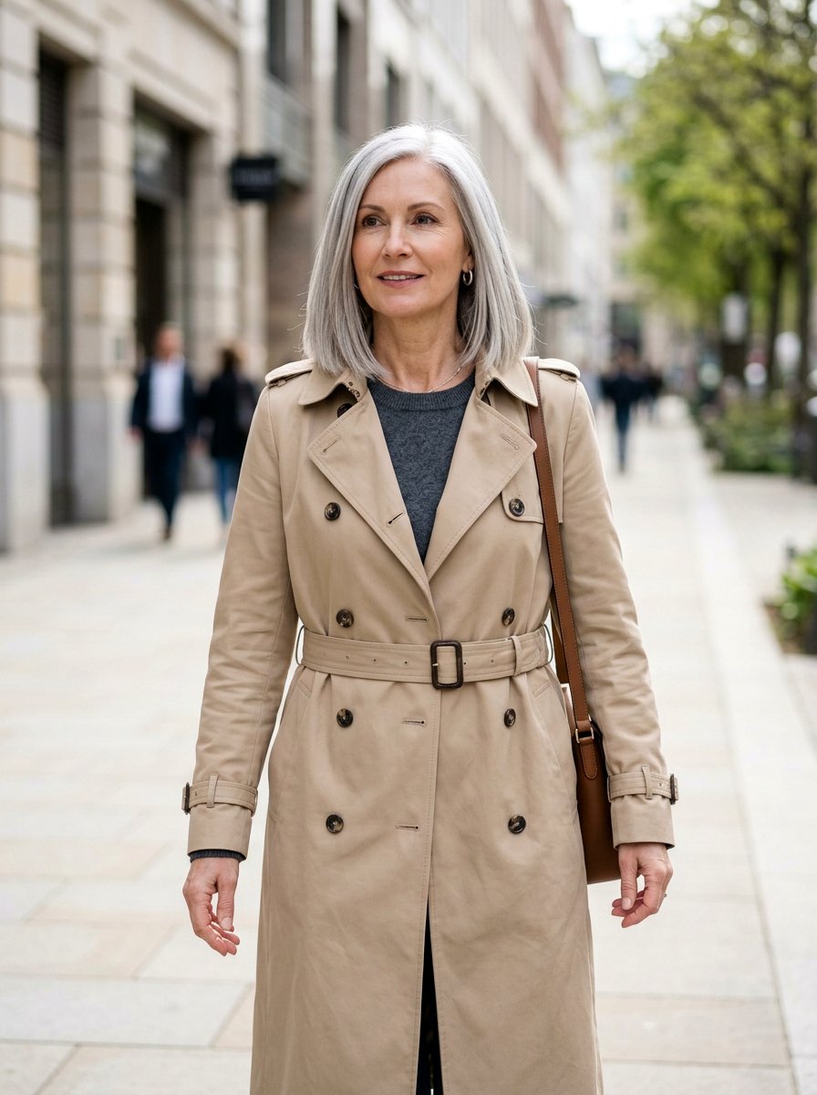 Long Gray Bob - 20 polished gray bob hair color - 20 polished gray bob hair color