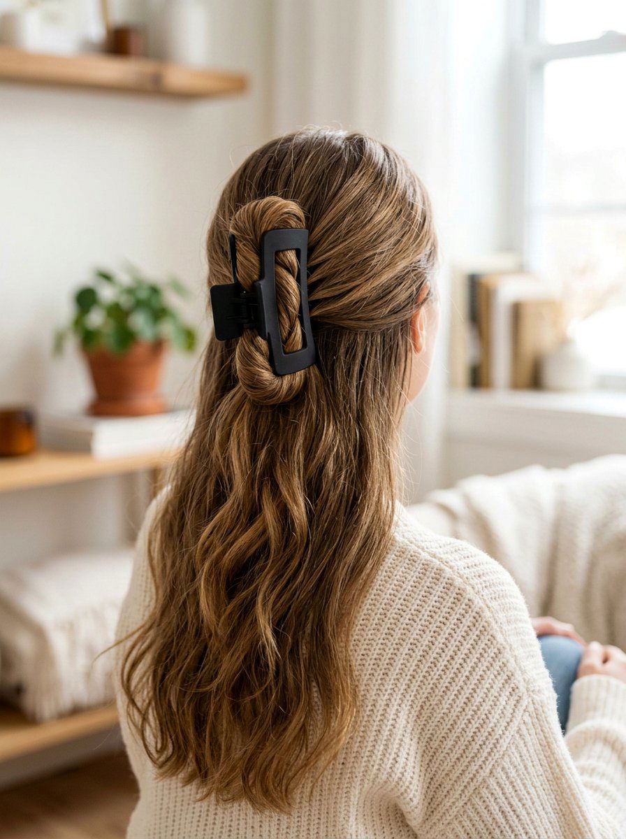 Long Hair Claw Clip Twist - 20 sleek claw clip twist hairstyle - 20 sleek claw clip twist hairstyle