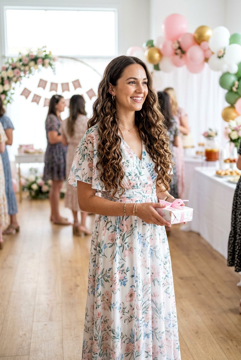 Long Hair Curls Baby Shower Hair - 20 baby shower curls hairstyle - 20 baby shower curls hairstyle