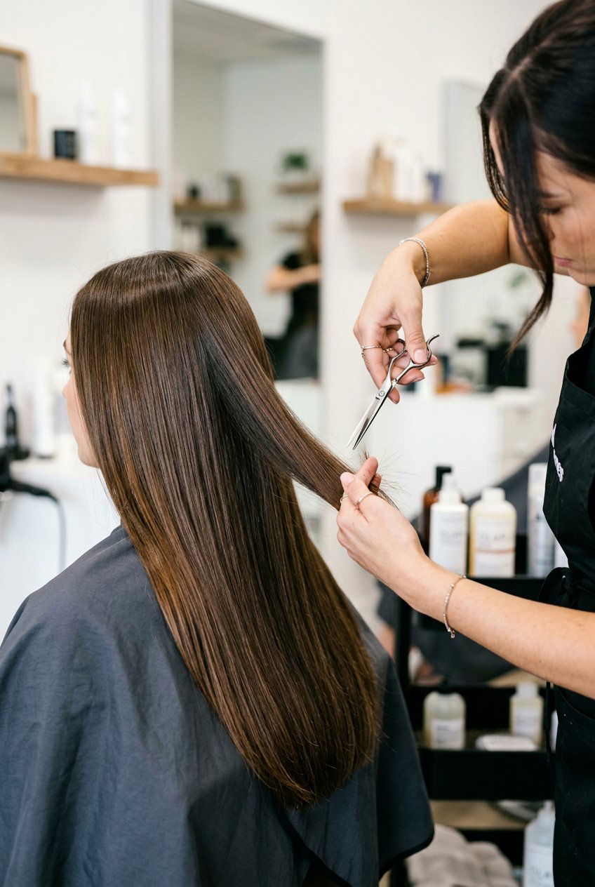 Long Hair Dusting - 20 haircut for split ends on long hair - 20 haircut for split ends on long hair