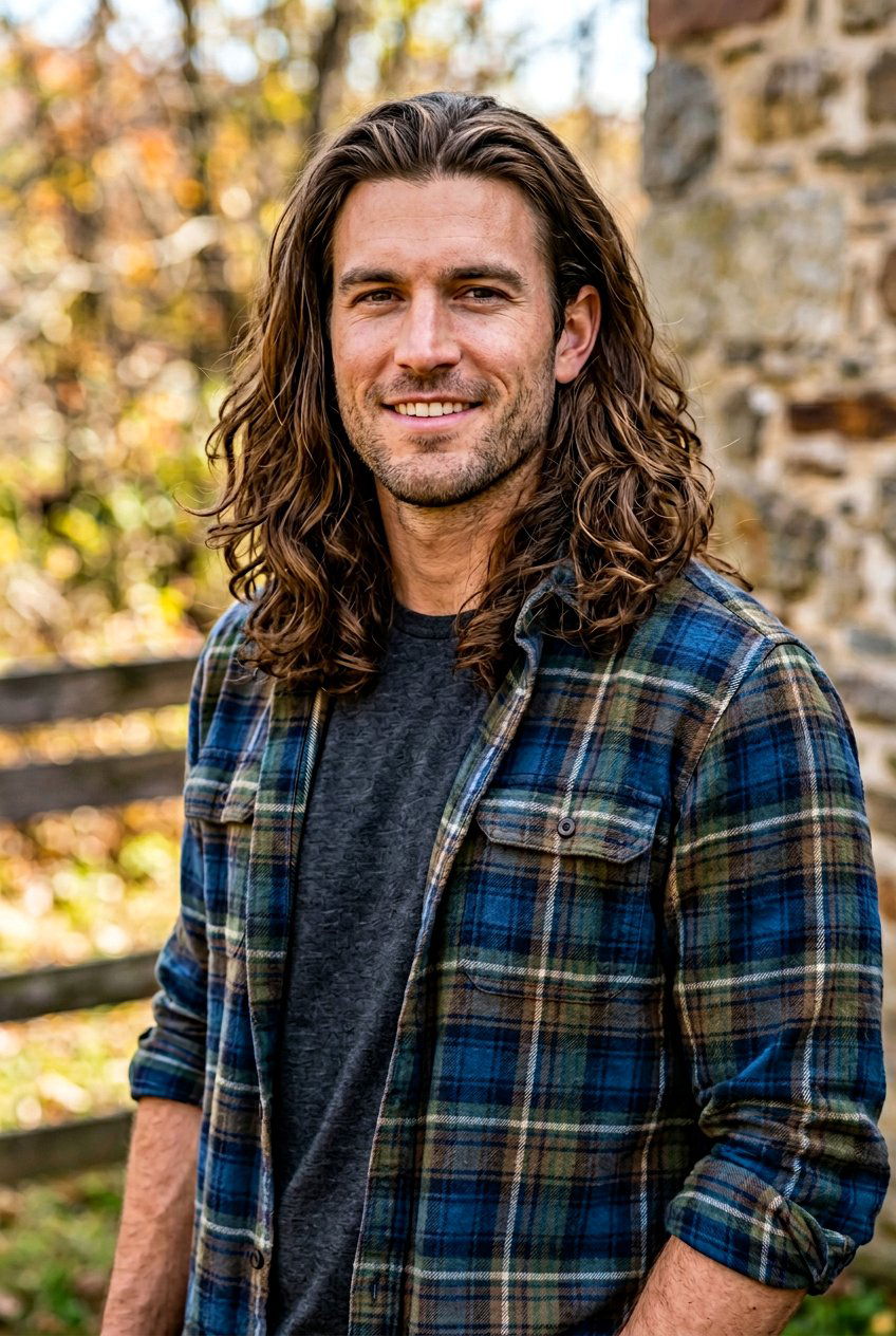 Long Hair Flow - 20 mens haircut for square face - 20 men’s haircut for square face