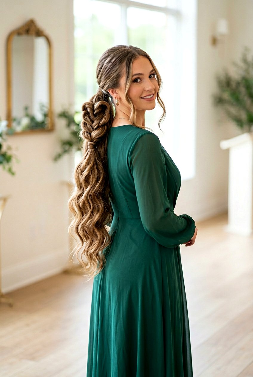 Long Hair Heart Ponytail - 20 heart ponytail hairstyle - 20 heart ponytail hairstyle