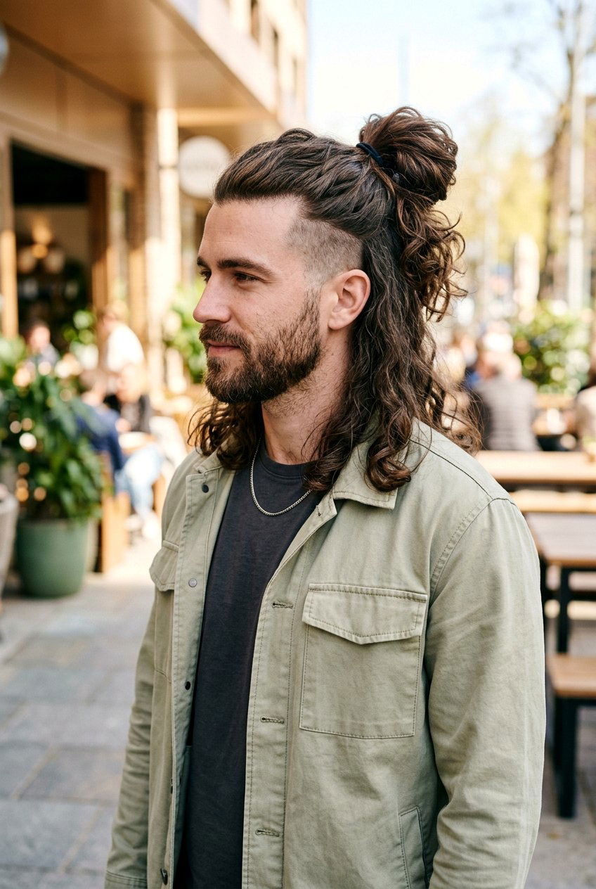 Long Hair Man Bun Undercut - 20 man bun with undercut - 20 man bun with undercut