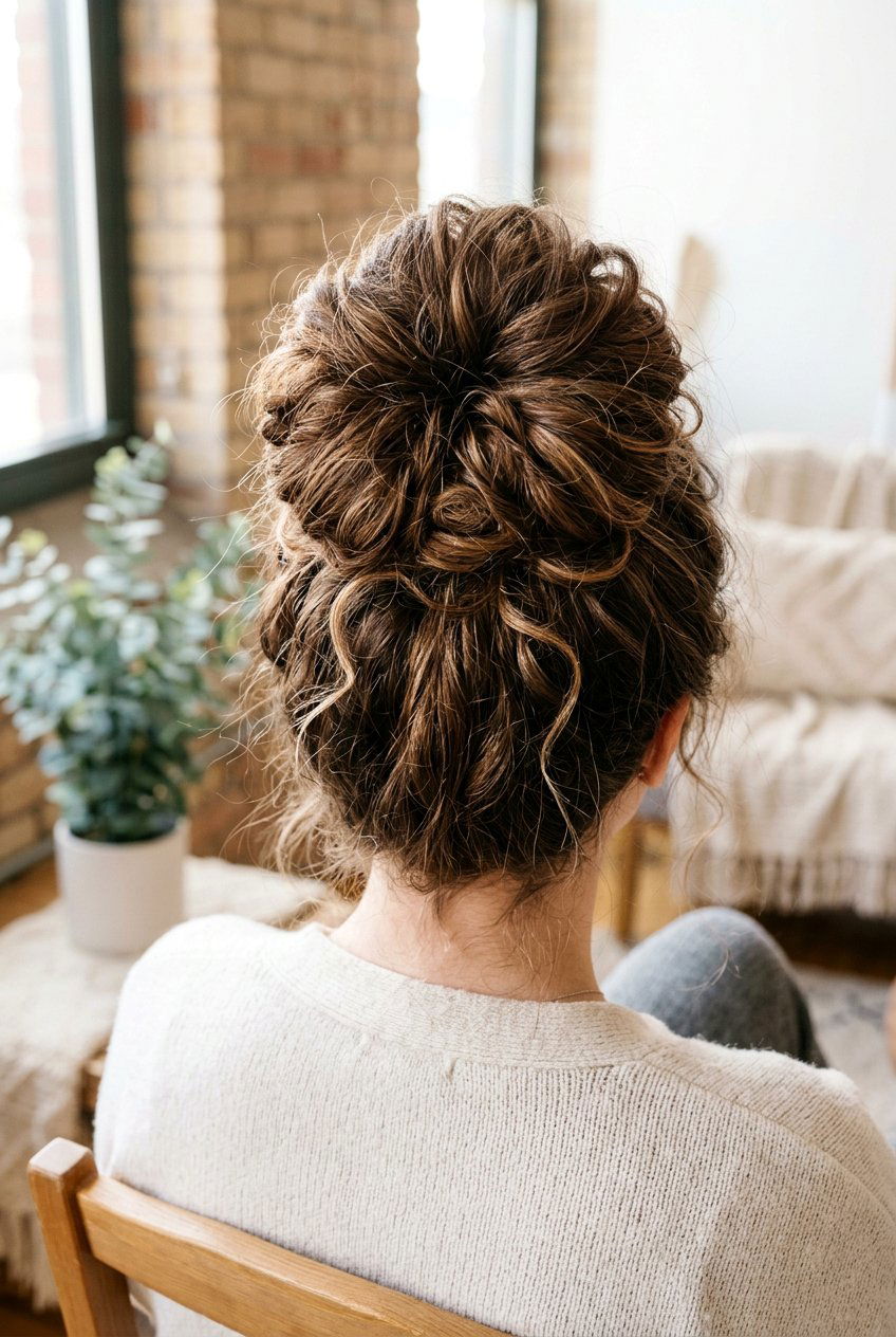 Long Hair Messy Bun - 20 messy bun hairstyles - 20 messy bun hairstyles