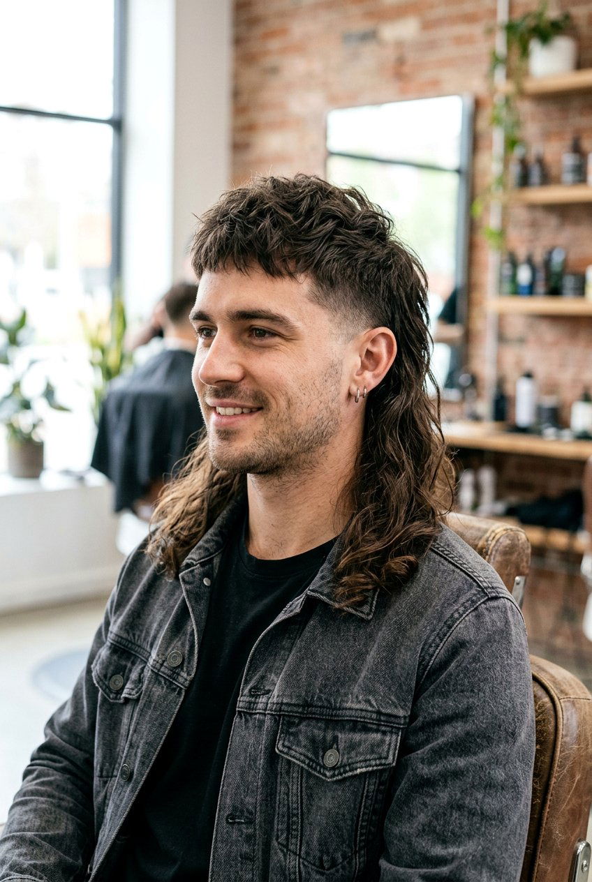 Long Hair Mullet - 20 long hairstyles for men - 20 long hairstyles for men