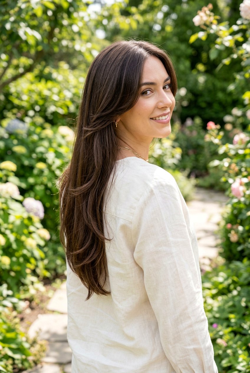 Long Hair U Cut With Swoopy Layers - 20 healthy looking haircut for long hair - 20 healthy looking haircut for long hair