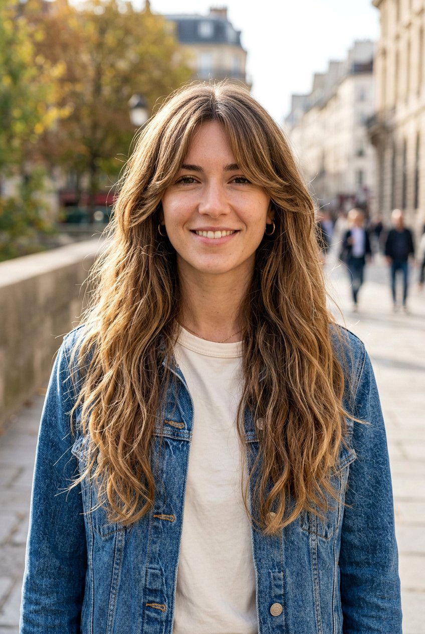 Long Hair With Curtain Bangs - 20 long haircut ideas for women - 20 long haircut ideas for women