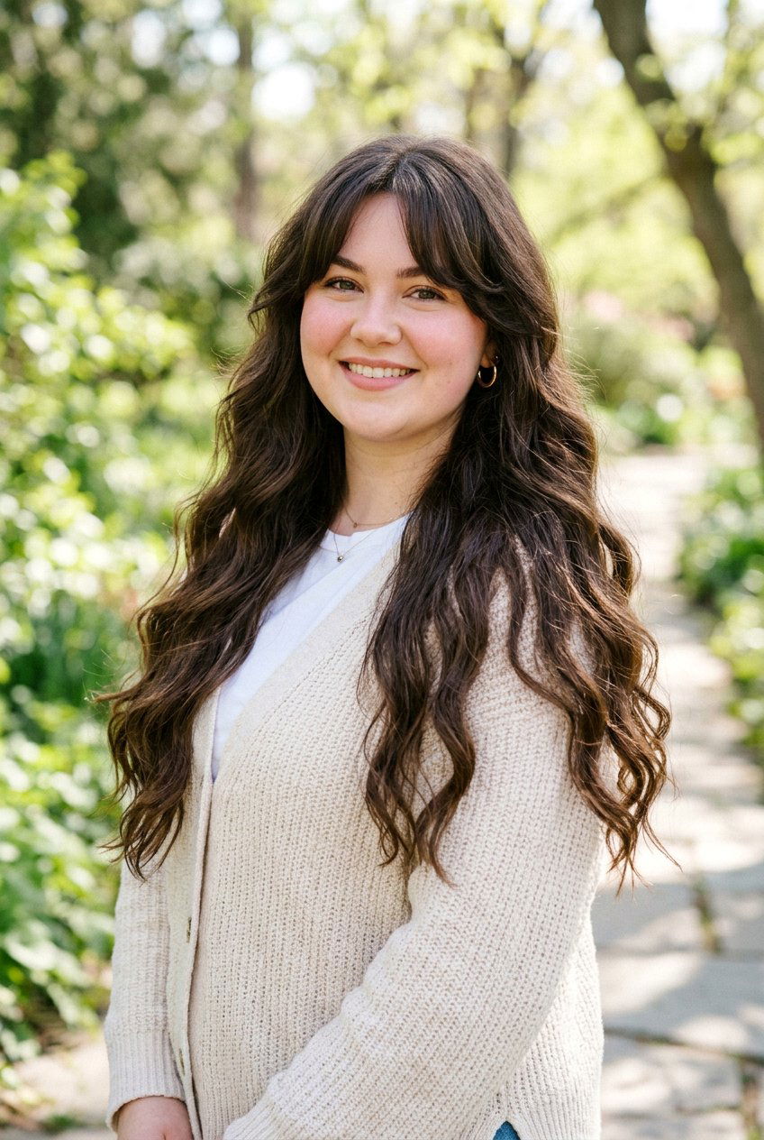 Long Hair With Curtain Bangs For Round Chubby Face - 20 curtain bangs for round chubby face - 20 curtain bangs for round chubby face