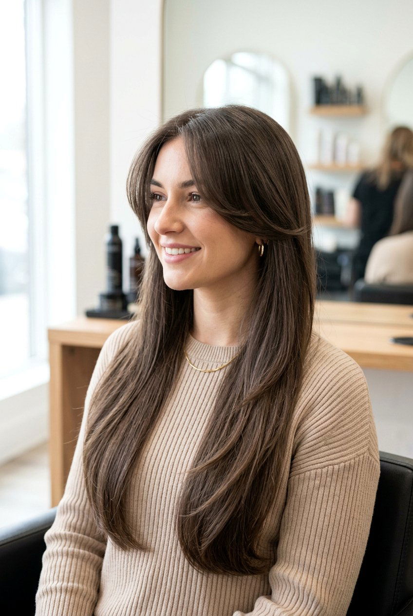 Long Hair With Face Framing Layers - 20 long hairstyles for thick hair - 20 long hairstyles for thick hair