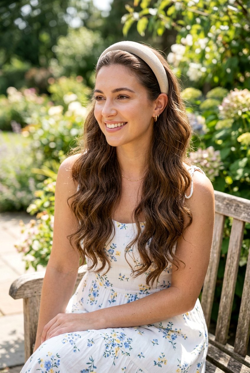 Long Hair With Headband - 20 summer hairstyles for long hair - 20 summer hairstyles for long hair