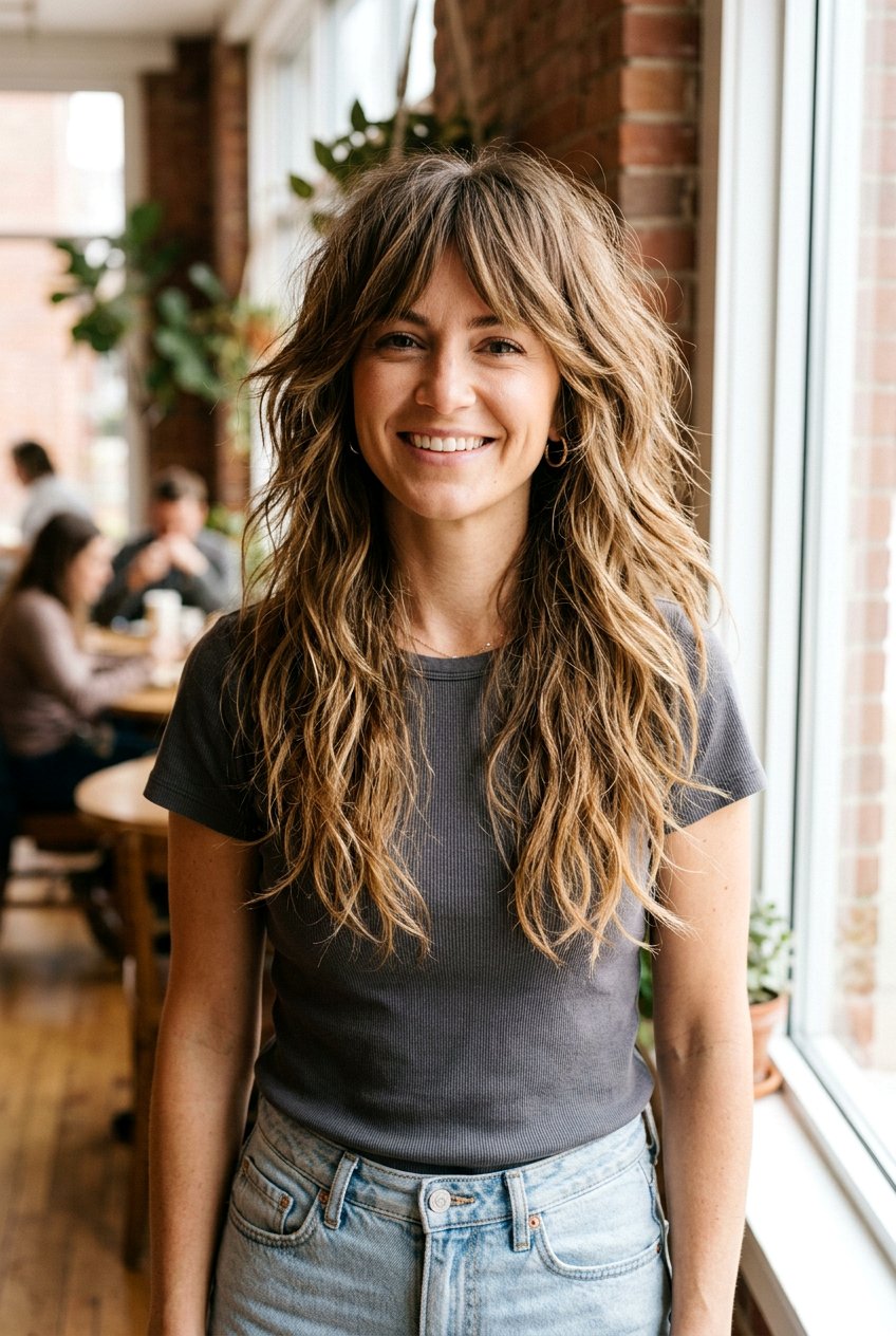 Long Hair With Internal Layers And Shag Cut - 20 long haircut with internal layers - 20 long haircut with internal layers