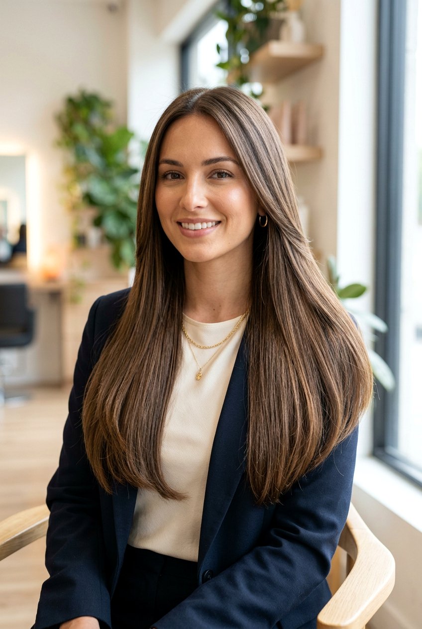 Long Hair With Internal Layers And Sleek Finish - 20 long haircut with internal layers - 20 long haircut with internal layers