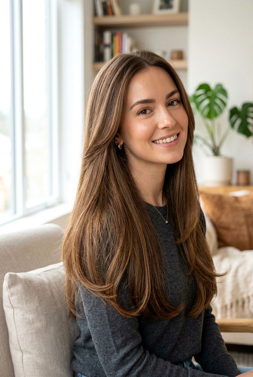 Long Hair With Internal Layers And U Shape Cut - 20 long haircut with internal layers - 20 long haircut with internal layers