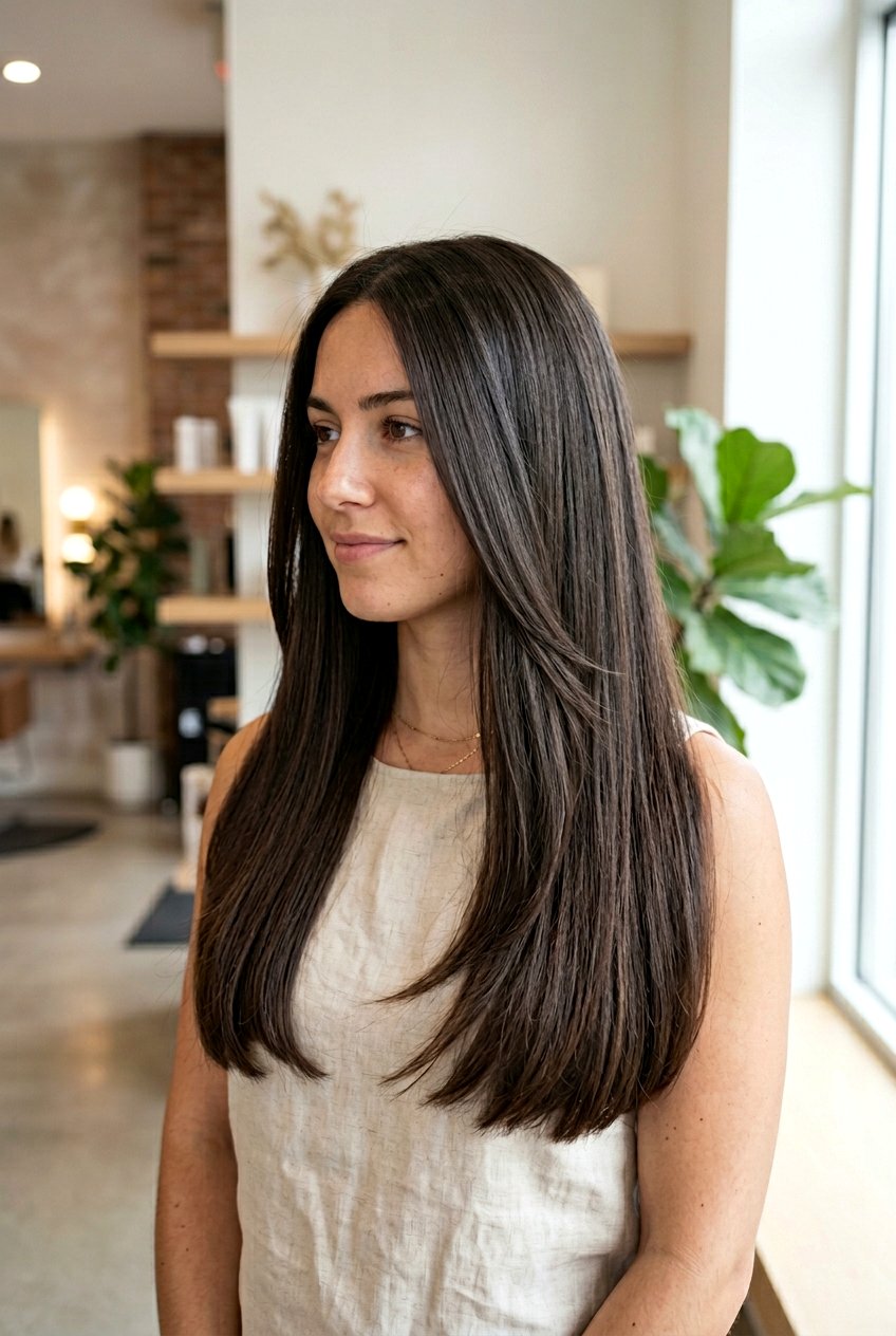 Long Hair With Invisible Layers - 20 long haircut with internal layers - 20 long haircut with internal layers