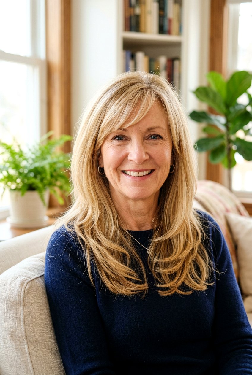 Long Hair With Layers And Bangs Over 60 - 20 long haircut for women over 60 - 20 long haircut for women over 60