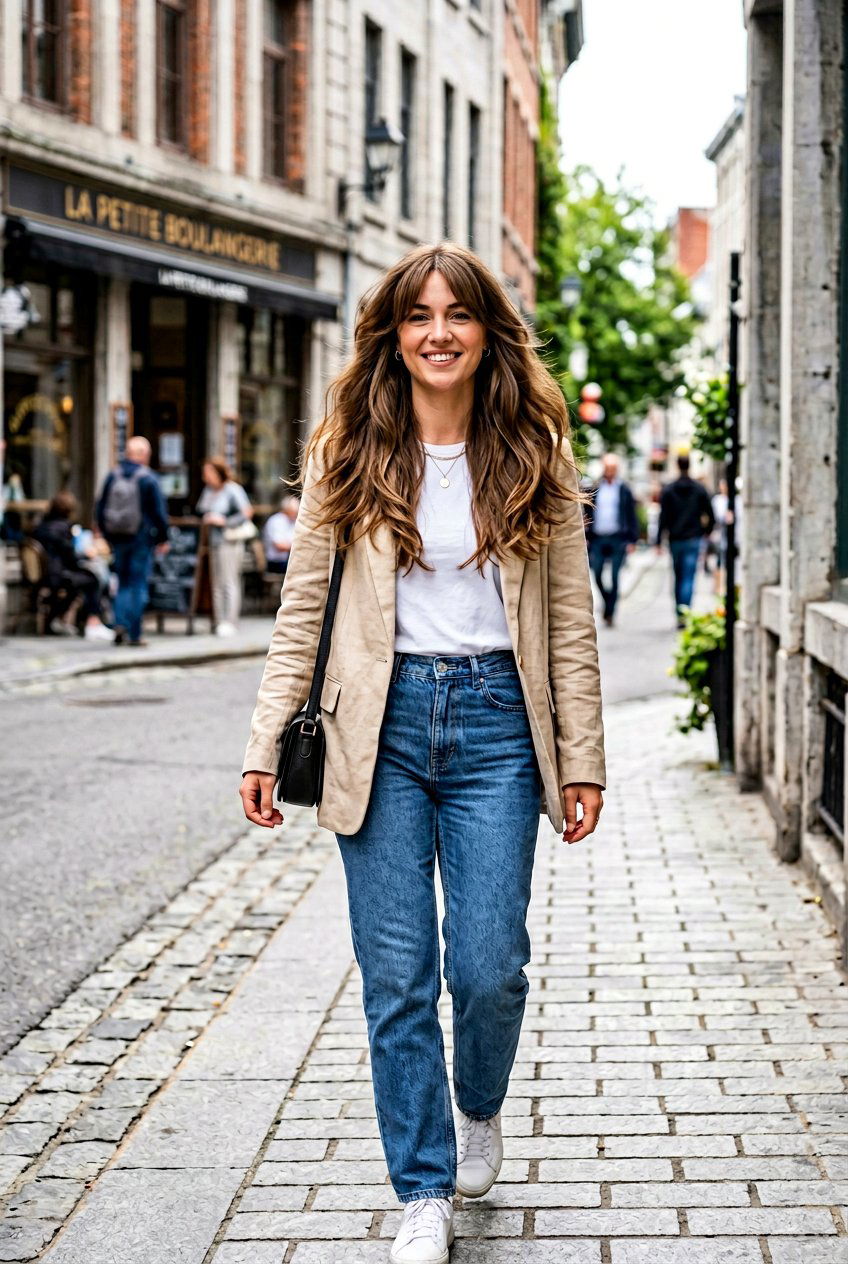 Long Hair With Side Part And Curtain Bangs - 20 long haircut with side part - 20 long haircut with side part