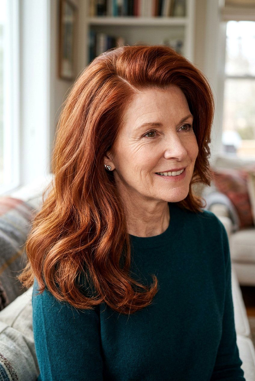 Long Hair With Side Part Over 60 - 20 long haircut for women over 60 - 20 long haircut for women over 60