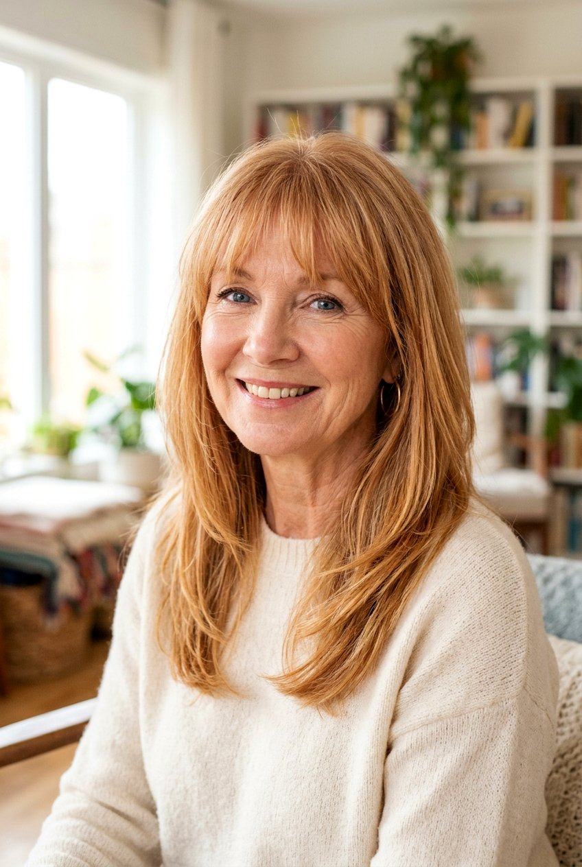 Long Hair With Wispy Bangs Over 60 - 20 long haircut for women over 60 - 20 long haircut for women over 60