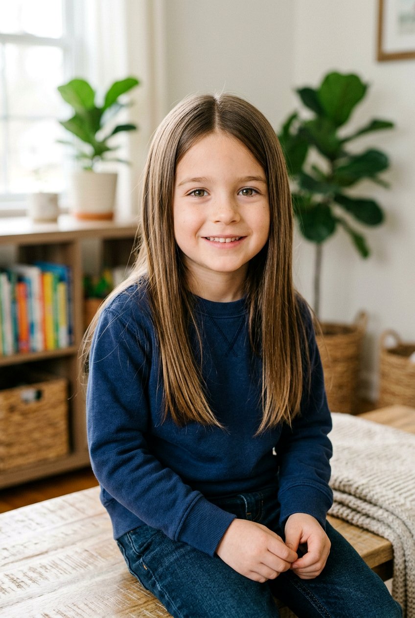 Long Hair with Center Part for Boys - 20 little boy long haircut styles - 20 little boy long haircut styles